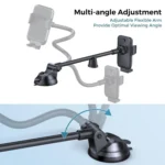 Tronwin JY02 Flexible Arm Dashboard Windshield Car Phone Holder Adjustable Suction Cup Mount - Image 5