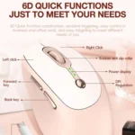 2400 DPI Wireless Mouse USB-C Rechargeable, Milk Tea Color Elegant Design with Battery Indicator - Image 5