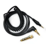 1.2m Headphone Spring Audio Cable, For Pioneer HDJ-CUE1 / HDJ-X7 / HDJ-S7 / HDJ-X5 / HDJ-S7
