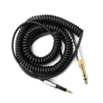 2.5mm To 3.5mm+6.35mm Plug 1.5m Spring-Loaded Headphone Cable,For Sennheiser HD6 / HD8 / HD7 / HD598