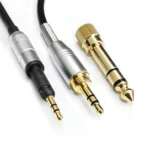 2.5mm To 3.5mm+6.35mm Plug 1.5m Spring-Loaded Headphone Cable,For Sennheiser HD6 / HD8 / HD7 / HD598 - Image 3