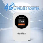 4G/5G Portable WiFi Hotspot 300Mbps Mobile Router With Time Display, 3000mAh Built-In Battery - Image 2