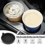 4pcs Anti-squeak Anti-slip Car Coaster With Handle - Image 5