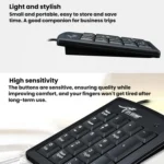 Little Kangaroo DS-9018 Wired Mini Digital Keypad Securities Banking Accounting Keyboard - Image 6