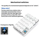 Little Kangaroo DS-9817 Backlit Non-Switching Wired Numeric Keypad Financial Business Banking Keyboard - Image 5