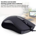 Little Kangaroo DS-917 1000DPI Ergonomic Optical Wired Mouse Laptop Mouse For Office Gaming - Image 4