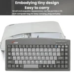 Little Kangaroo DS-9827 88 Key Wired Keyboard With Magnetic Ring Laptop Industrial Office Keyboard - Image 8