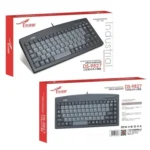 Little Kangaroo DS-9827 88 Key Wired Keyboard With Magnetic Ring Laptop Industrial Office Keyboard - Image 10