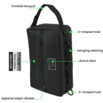 COOL CAMP CF-3303 Car Tissue Hanging Bag Outdoor Camping Tool Tableware Storage Bag - Image 6