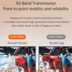 HDMI Wireless Transmitter 50M Signal Extension 1080P WIFI Computer Wireless Casting Same Screen, Transmitter + Receiver - Image 6