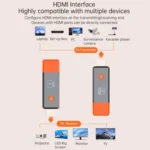 HDMI Wireless Transmitter 50M Signal Extension 1080P WIFI Computer Wireless Casting Same Screen, Transmitter + Receiver - Image 10