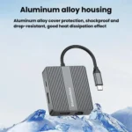 7 In 1 Docking Station Gigabit Ethernet Port High-Speed Transfer HUB - Image 3