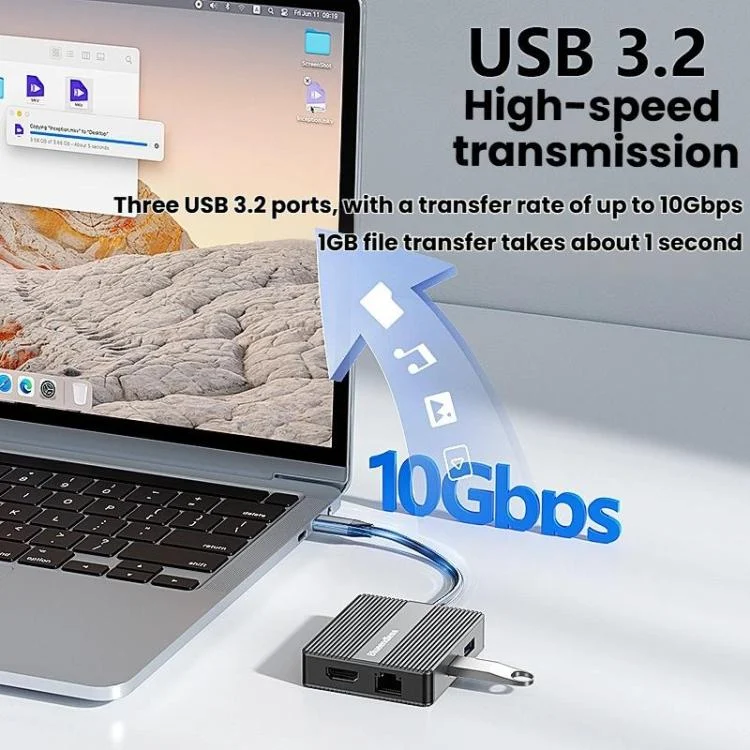 TBD06062841_B4.webp 7 In 1 Docking Station Gigabit Ethernet Port High-Speed Transfer HUB - Image 5