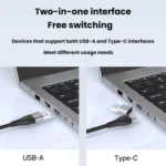 USB3.0+Type-C To Dual HDMI Extender 4K 60HZ Dual Screen Heterodyne HD Video Converter - Image 3