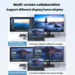 USB3.0+Type-C To Dual HDMI Extender 4K 60HZ Dual Screen Heterodyne HD Video Converter - Image 5