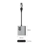 USB3.0+Type-C To Dual HDMI Extender 4K 60HZ Dual Screen Heterodyne HD Video Converter - Image 10