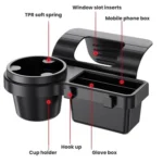 SHUNWEI Multifunctional Door Storage Cup Holder Mobile Phone Slot Storage Box - Image 2