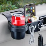 SHUNWEI Multifunctional Door Storage Cup Holder Mobile Phone Slot Storage Box - Image 10