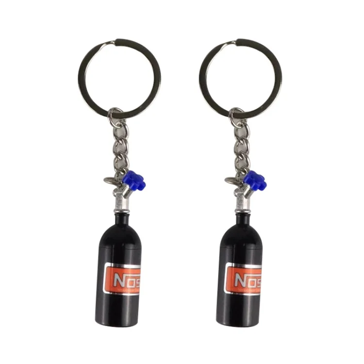 2 PCS Fashion Metal Keyring Car Keychain Auto Key Chain Key Ring