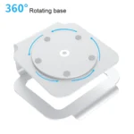Height Adjustable Aluminum Alloy Laptop Cooling Stand 360 Rotation Ergonomic 10-17 inch Notebook Holder for MacBook Air Pro - Image 3