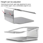 Height Adjustable Aluminum Alloy Laptop Cooling Stand 360 Rotation Ergonomic 10-17 inch Notebook Holder for MacBook Air Pro - Image 5