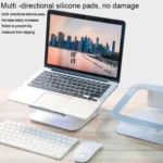 Height Adjustable Aluminum Alloy Laptop Cooling Stand 360 Rotation Ergonomic 10-17 inch Notebook Holder for MacBook Air Pro - Image 7