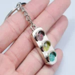 3D Keyfob Keychain Traffic Signal Lamp Classic Key Rings Car Key Chain - Image 3