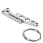 Multi-function Bottle Opener Keychain Outdoor Pocket Tool Pry Bar Hex Key Wrench - Image 2