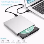 USB 2.0 Portable Ultra Slim External Slot-in DVD-RW CD-RW CD DVD ROM Player Drive for PC - Image 3