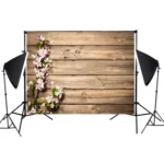 1.25m x 0.8m Imitation Wood Grain Board Gourmet 3D Photo Photography Background Cloth - Image 2