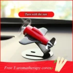 Aromatherapy Decorations for Cars Solar Aircraft Car Decorations - Image 4