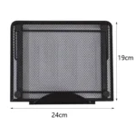 Portable Desktop Folding Cooling Metal Mesh Adjustable Ventilated Holder - Image 4