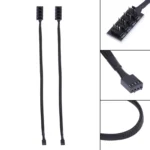 2 PCS Computer Fan PWM Hub Computer Chassis Fan Hub - Image 4