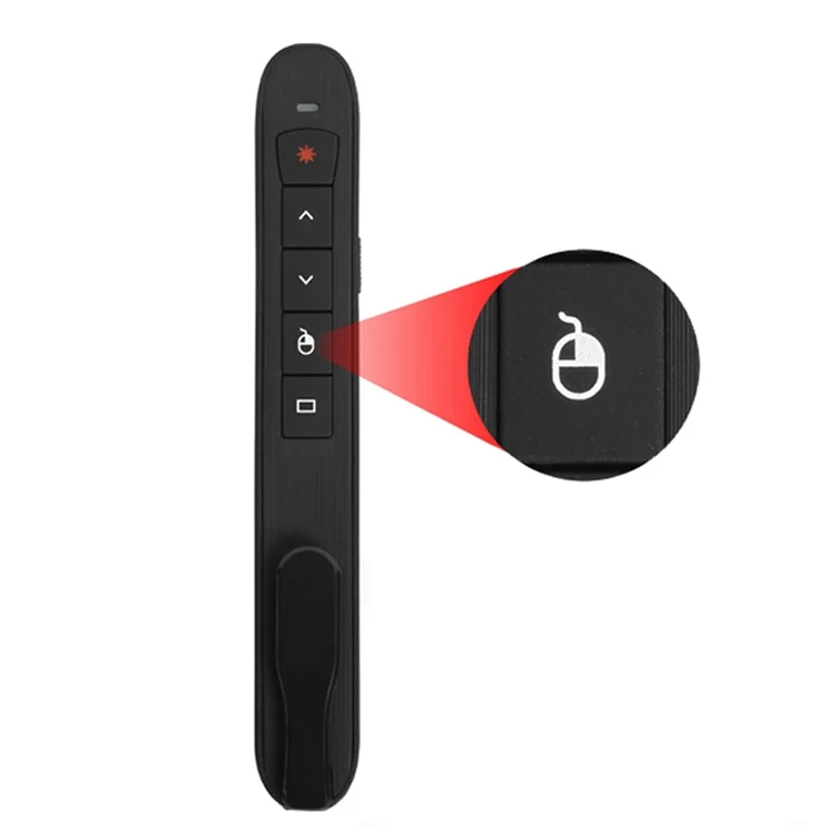 TBD0782469.webp Rechargable RF 2.4G Wireless Presenter with Air Mouse PowerPoint Remote Control - Image 1