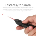 Rechargable RF 2.4G Wireless Presenter with Air Mouse PowerPoint Remote Control - Image 13