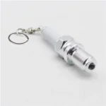 2 PCS Casual LED Key Chain Spark Plug Key Chain Keychain Car Parts Keyring Car Styling Accessories Decoration - Image 3