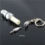 2 PCS Casual LED Key Chain Spark Plug Key Chain Keychain Car Parts Keyring Car Styling Accessories Decoration - Image 4