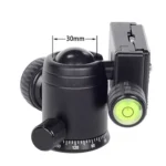 BEXIN 360 Degree Rotation Aluminum Alloy Tripod 30mm Ball Head with Quick Release Plate - Image 3
