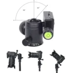 BEXIN 360 Degree Rotation Aluminum Alloy Tripod 30mm Ball Head with Quick Release Plate - Image 5