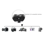 BEXIN 360 Degree Rotation Aluminum Alloy Tripod 30mm Ball Head with Quick Release Plate - Image 6