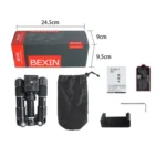 BEXIN Mate 10 Mobile Phone Camera Desktop Aluminum Alloy Tripod Mount Live Broadcast Selfie Stick Tripod - Image 7