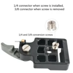 BEXIN Tripod Head Quick Release Plate Holder For Manfrotto 200PL-14 - Image 6