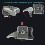 BEXIN Tripod Head Quick Release Plate Holder For Manfrotto 200PL-14 - Image 9