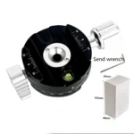 BEXIN QJ07 360 Degree Rotation Panoramic Clip Holder Pan/tilt Tripod Quick Release Plate - Image 3