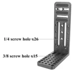 BEXIN L130C L-shaped Vertical Clapper Hydraulic Pan/tilt Tripod Quick Release Plate for DJI RONIN-S Gimbal - Image 2