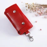 2 PCS Leather Car Key Cover Key Case - Image 2
