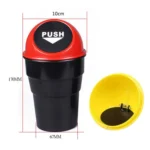 Universal Car Trash Bin Car Garbage Can Rubbish Dust Case Holder Bin Automobile Storage Bucket - Image 4