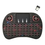 Support Language: Spanish i8 Air Mouse Wireless Backlight Keyboard with Touchpad for Android TV Box & Smart TV & PC Tablet & Xbox360 & PS3 & HTPC/IPTV - Image 2