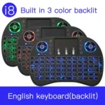 Support Language: English i8 Air Mouse Wireless Backlight Keyboard with Touchpad for Android TV Box & Smart TV & PC Tablet & Xbox360 & PS3 & HTPC/IPTV - Image 10