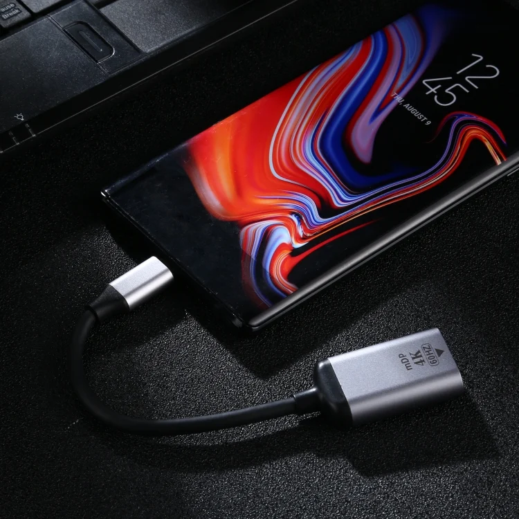 TT0129_5.webp 4K 60HZ Mini DP Female to Type-C / USB-C Male Connecting Adapter Cable - Image 6